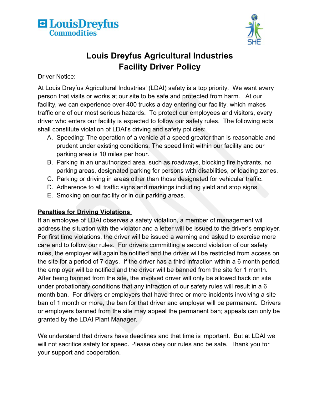 Louis Dreyfus Agricultural Industries