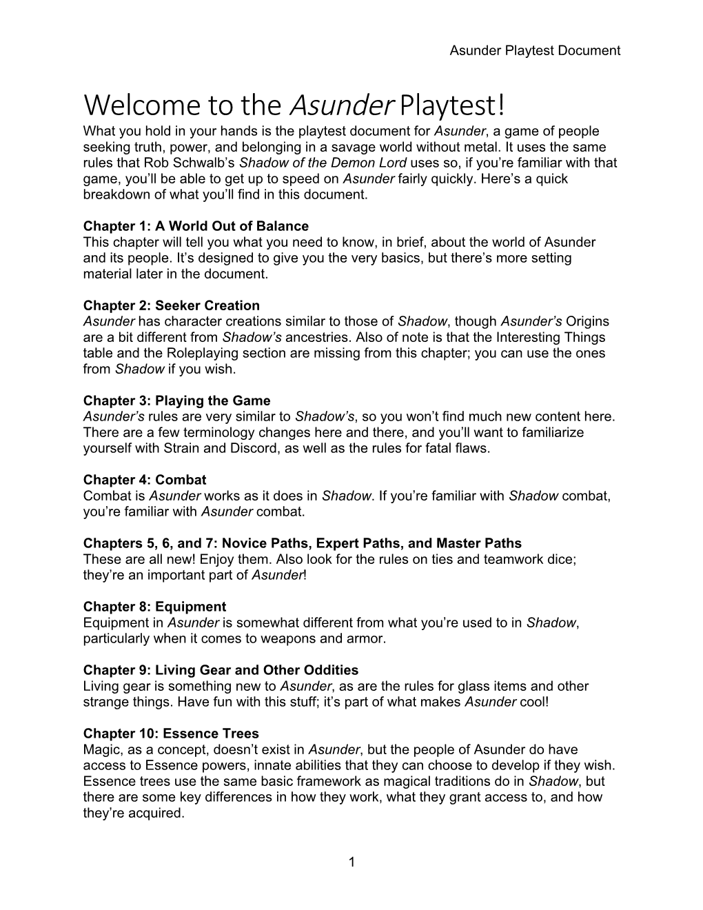 Asunder Playtest Document Rev1