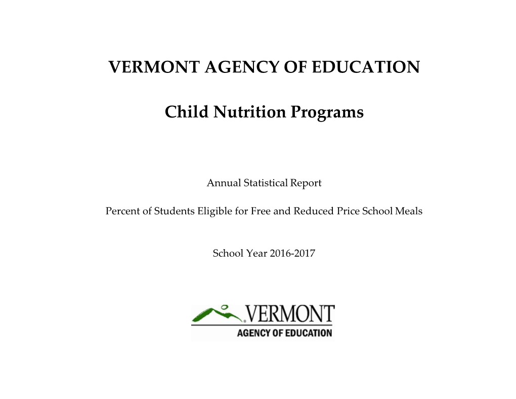2017 Free & Reduced Eligibility Report
