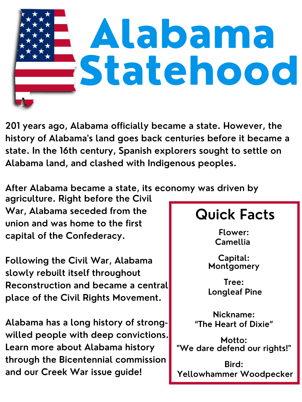 Alabama Statehood