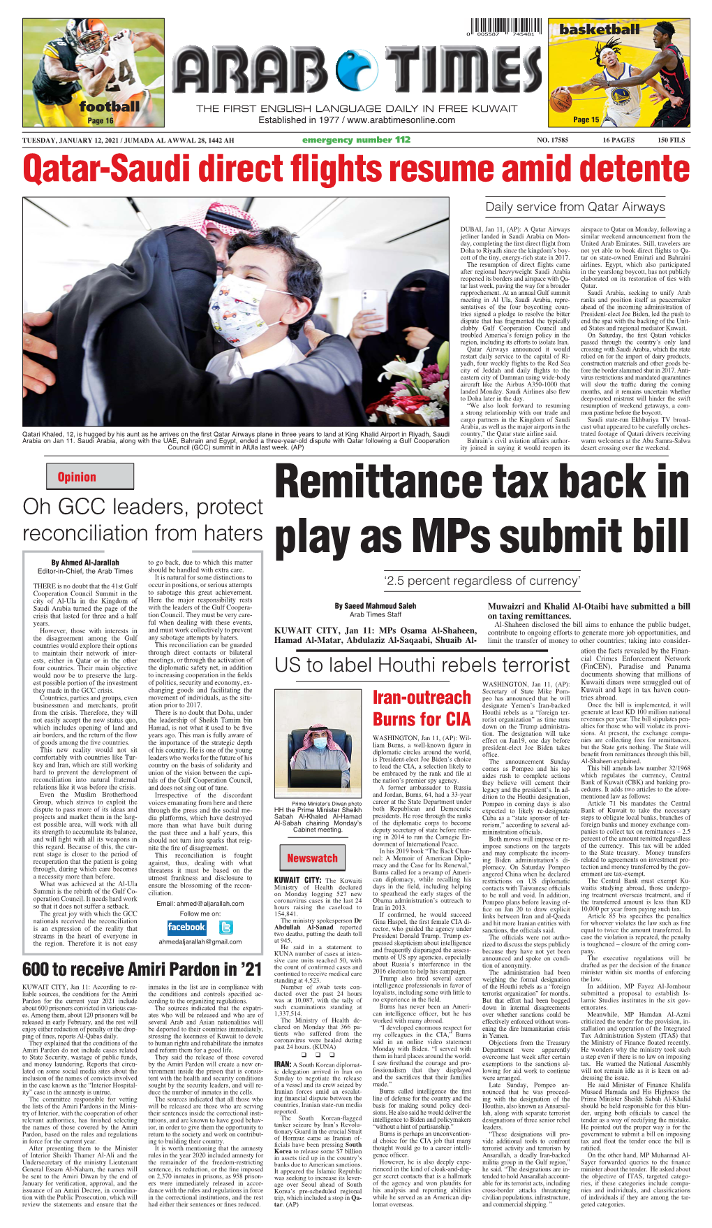 Remittance Tax Back in Play As Mps Submit Bill