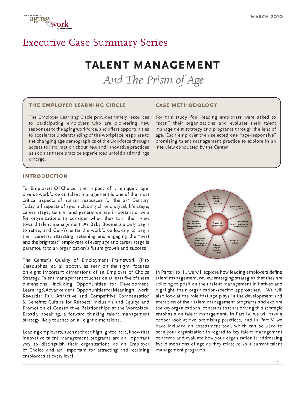 Talent Management and the Prism of Age