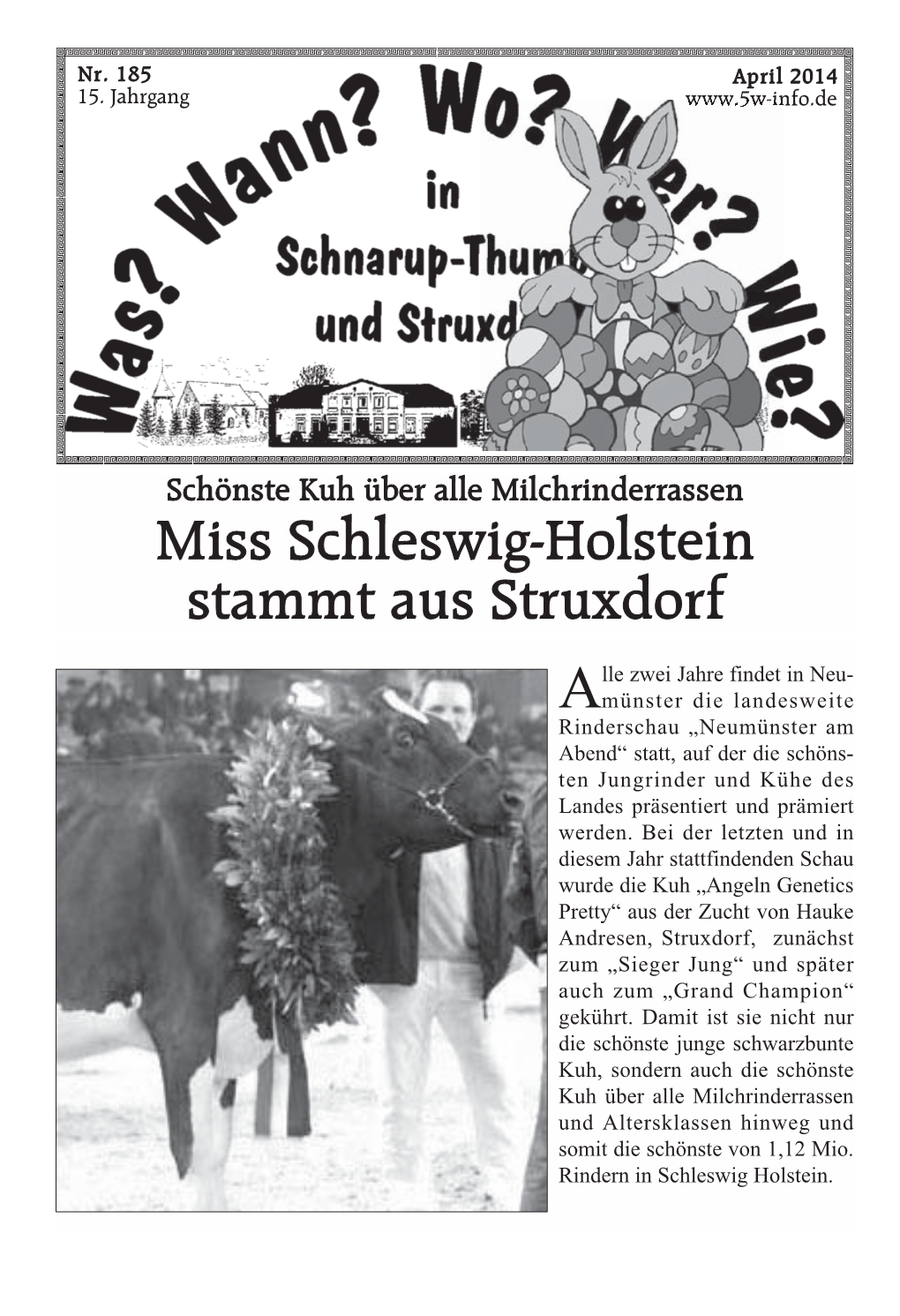 Miss Schleswig-Holstein Stammt Aus Struxdorf