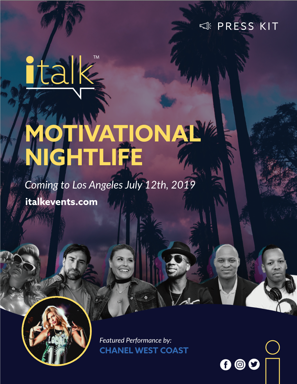 MOTIVATIONAL NIGHTLIFE Coming to Los Angeles July 12Th, 2019 Italkevents.Com