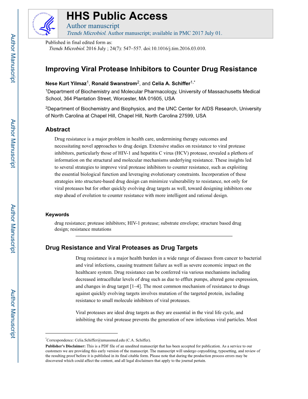 Improving Viral Protease Inhibitors to Counter Drug Resistance