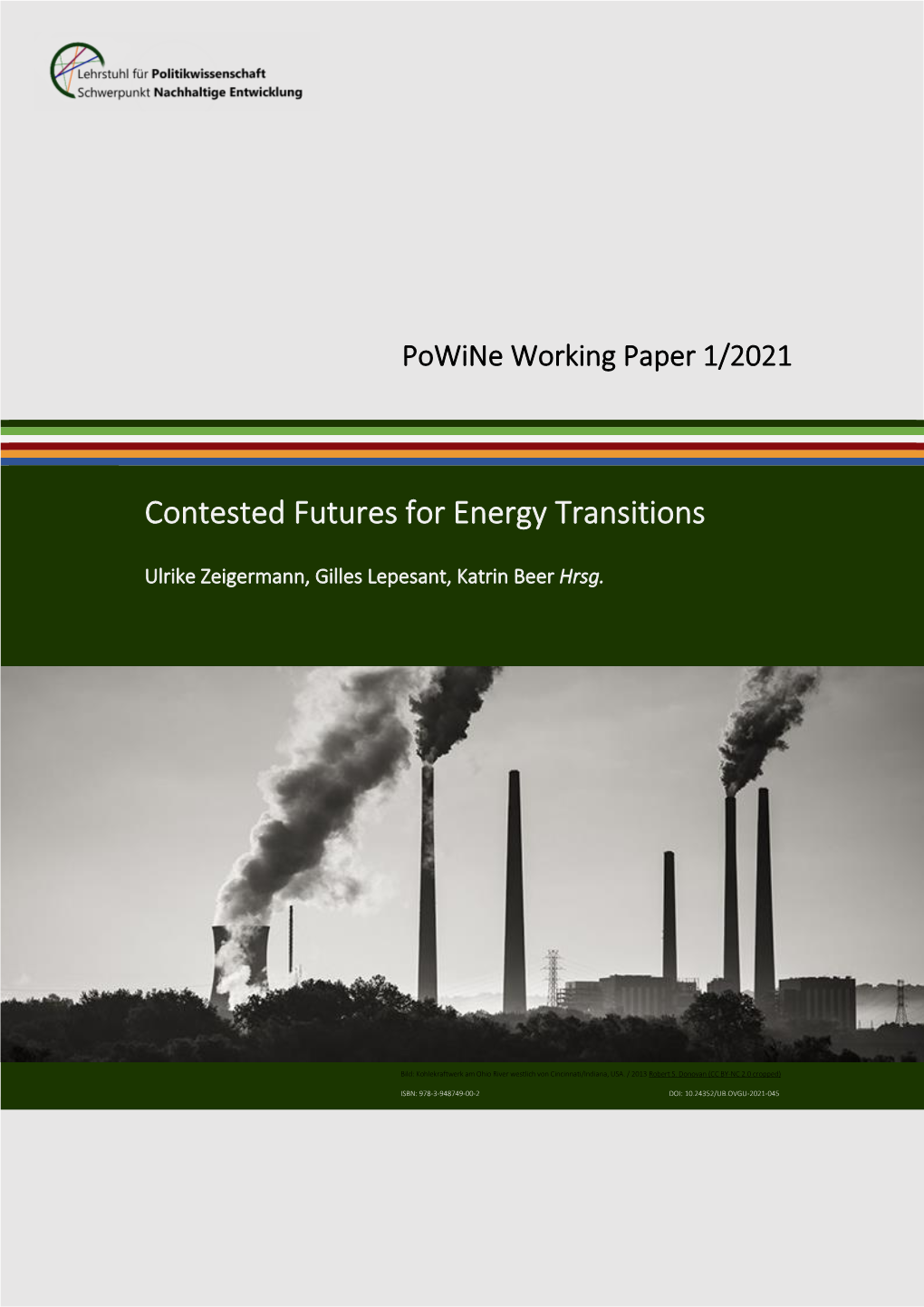 Contested Futures for Energy Transitions