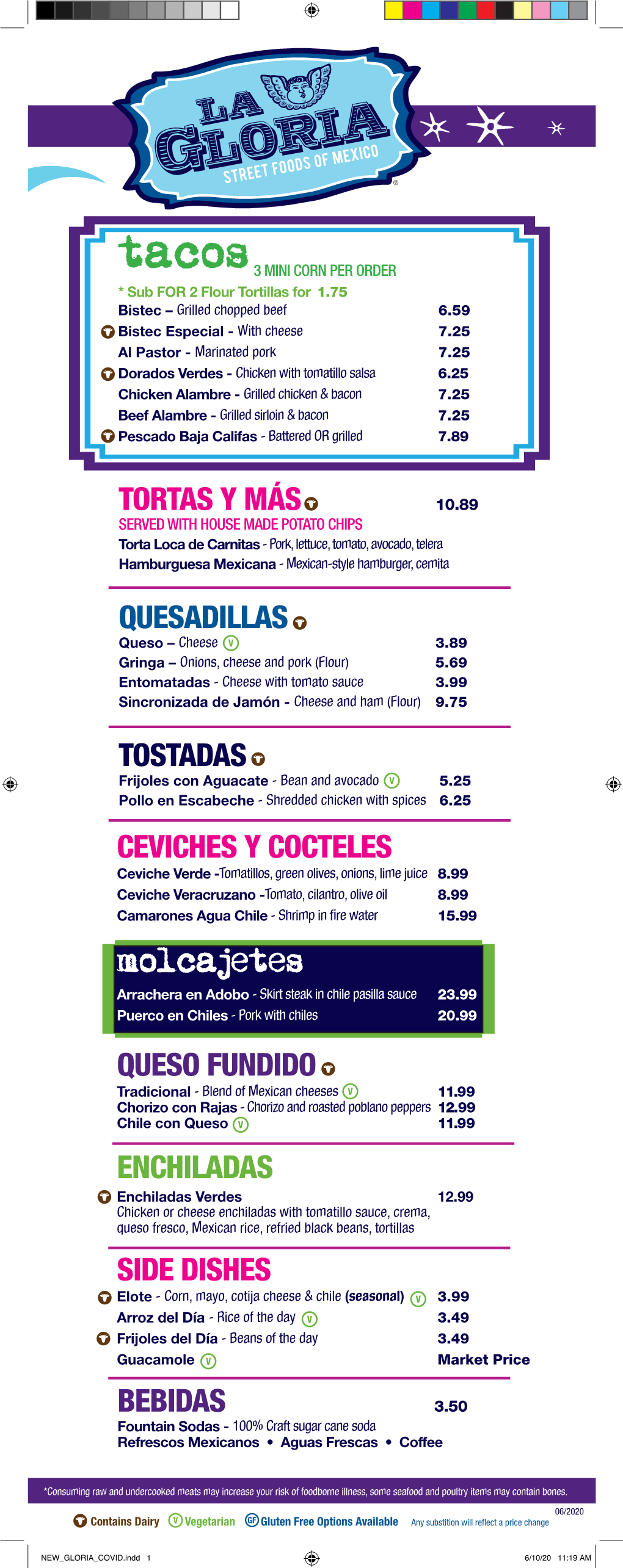 Bebidas Tortas Y Más Quesadillas Tostadas