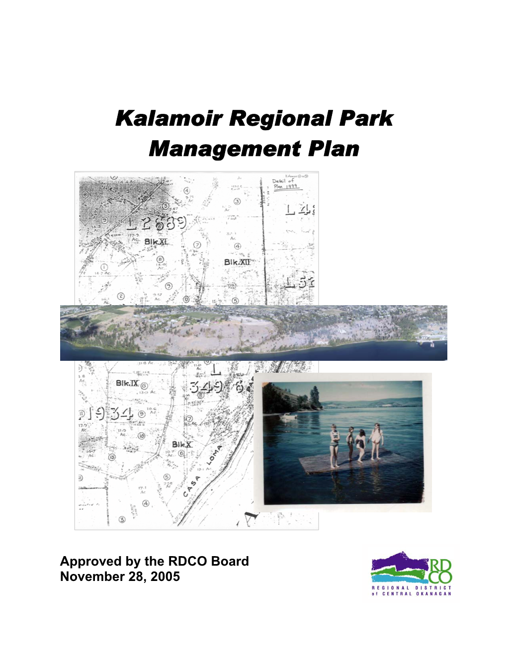 Kalamoir Regional Park Management Plan