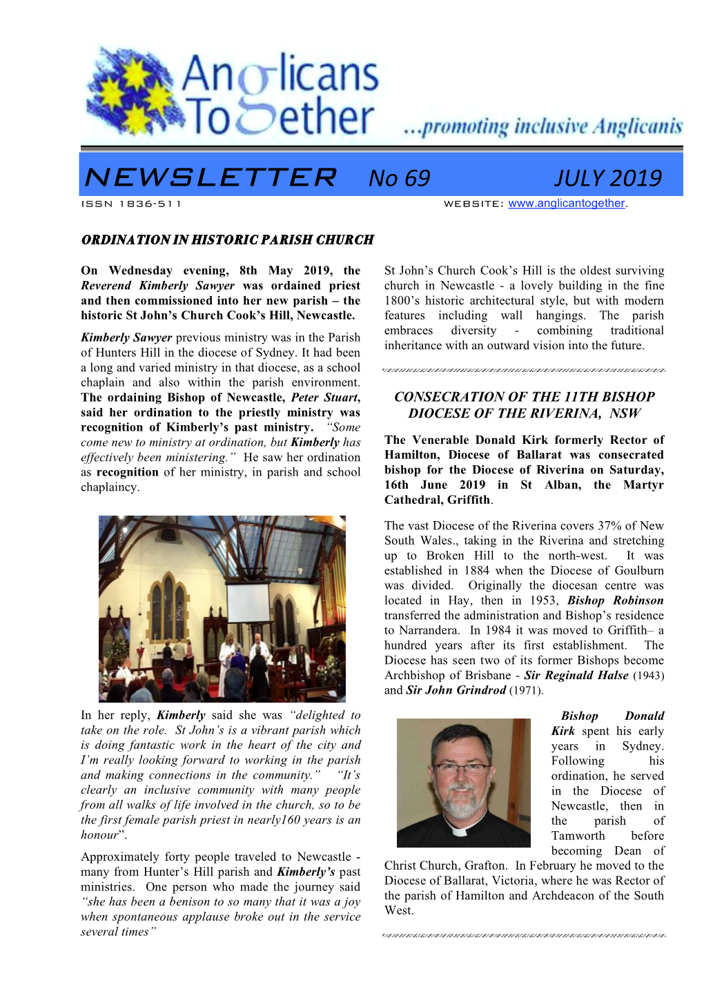 Newsletter No 69