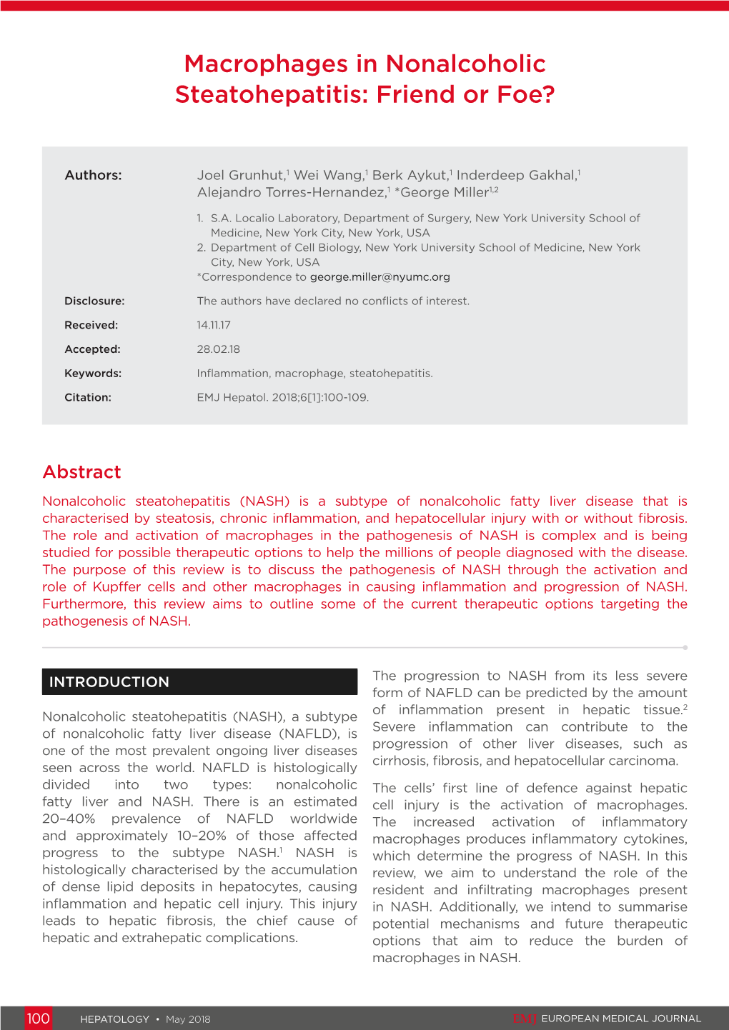 Macrophages in Nonalcoholic Steatohepatitis: Friend Or Foe?