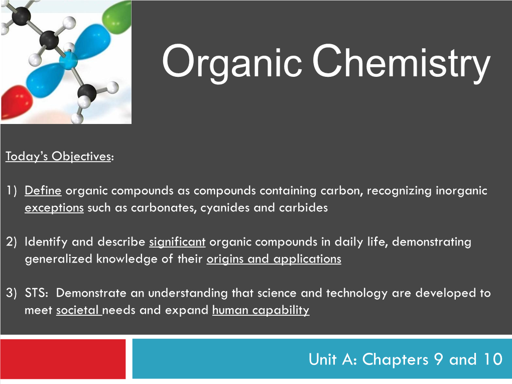 Organic Chemistry