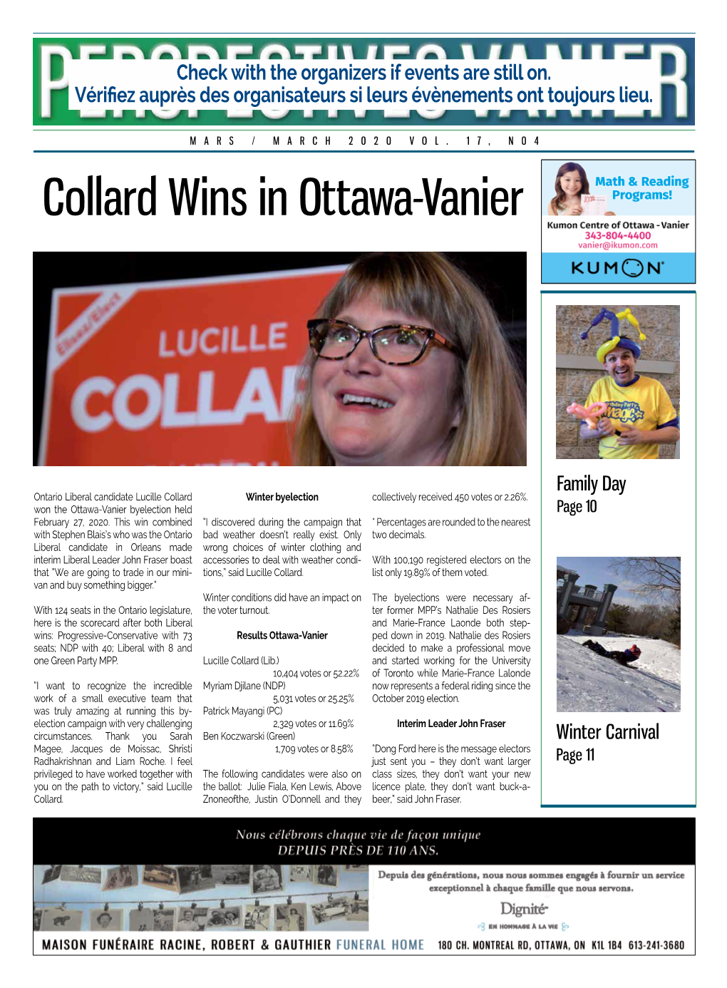 Collard Wins in Ottawa-Vanier