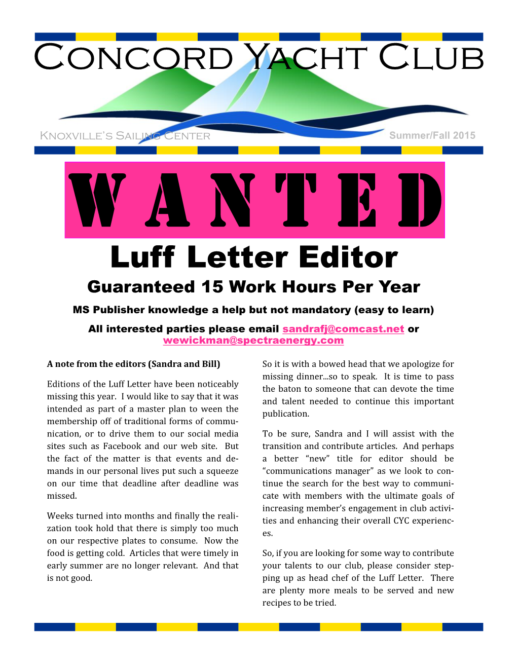 Luff Letter Editor