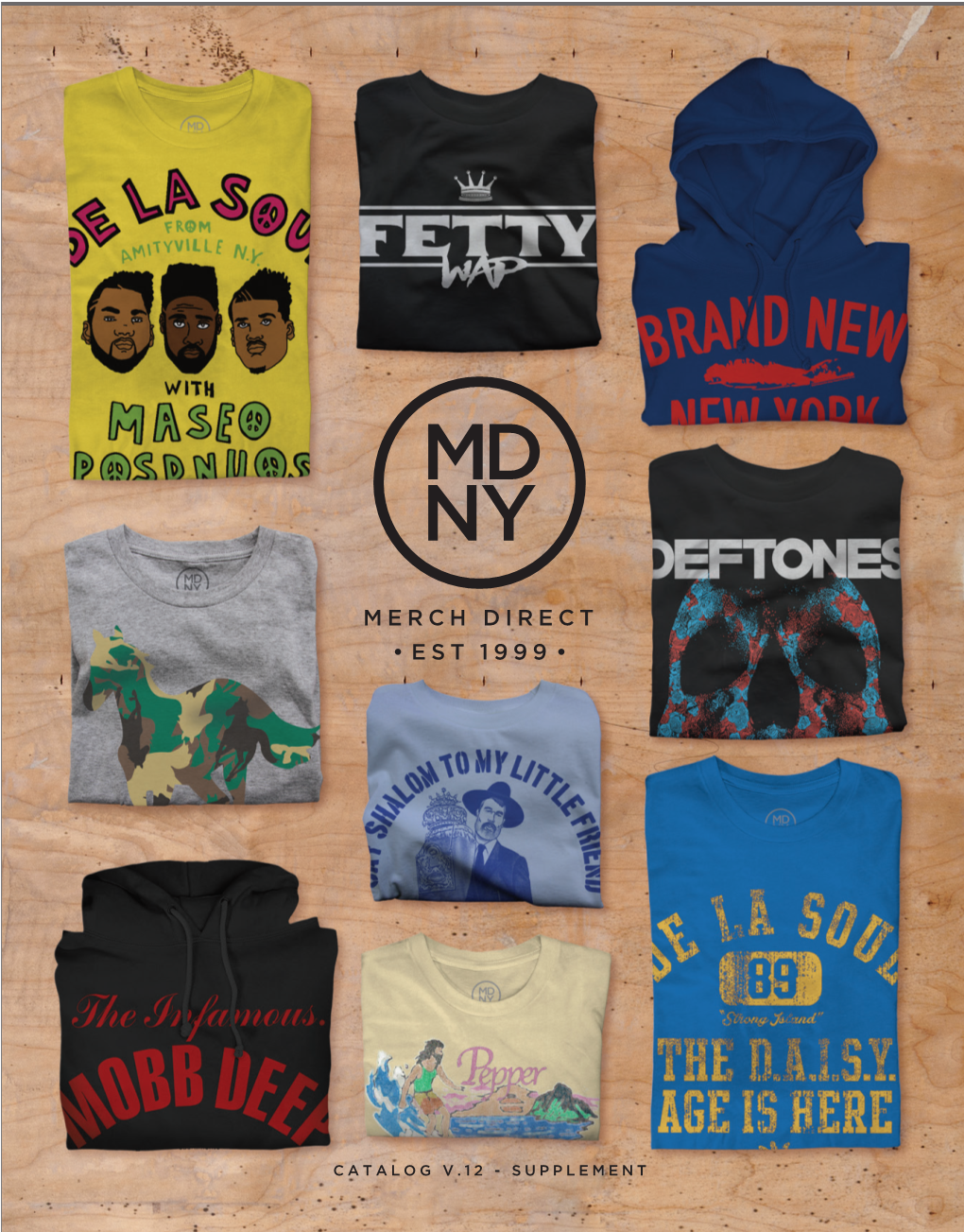 CATALOG V.12 - SUPPLEMENT 2 Artist Index MDNY // Music & Entertainment Merchandise