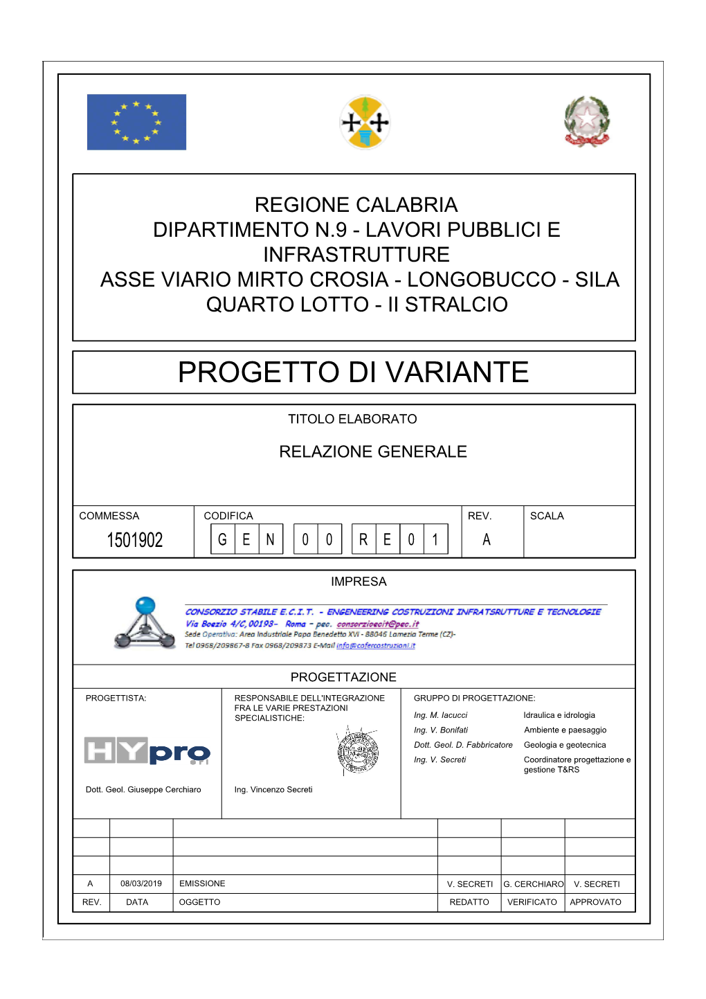 Progetto Di Variante