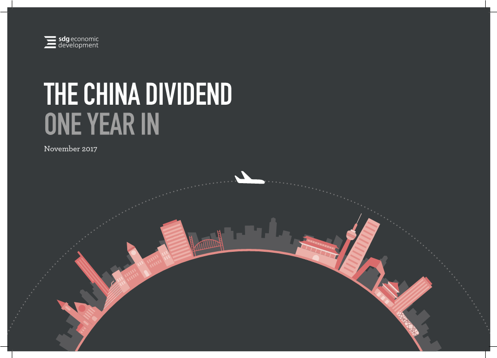 THE CHINA DIVIDEND ONE YEAR in November 2017