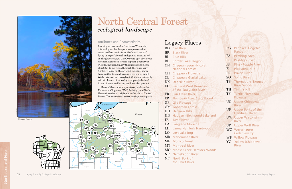 North Central Forest Ecological Landscape