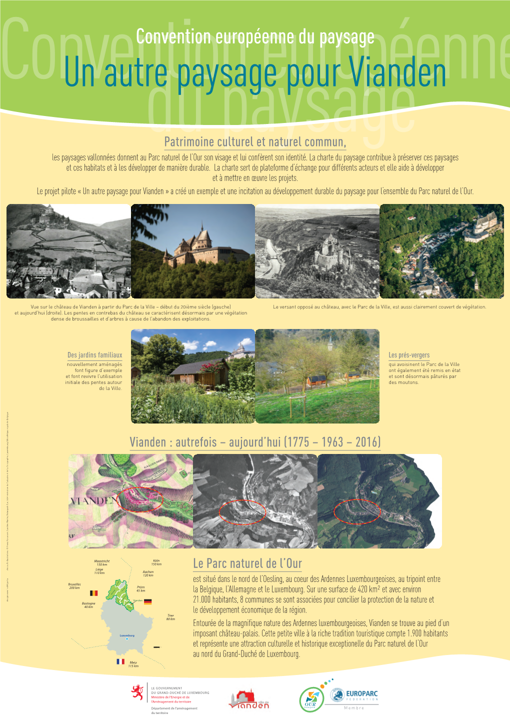 Le Parc Naturel De L'our Vianden : Autrefois – Aujourd'hui