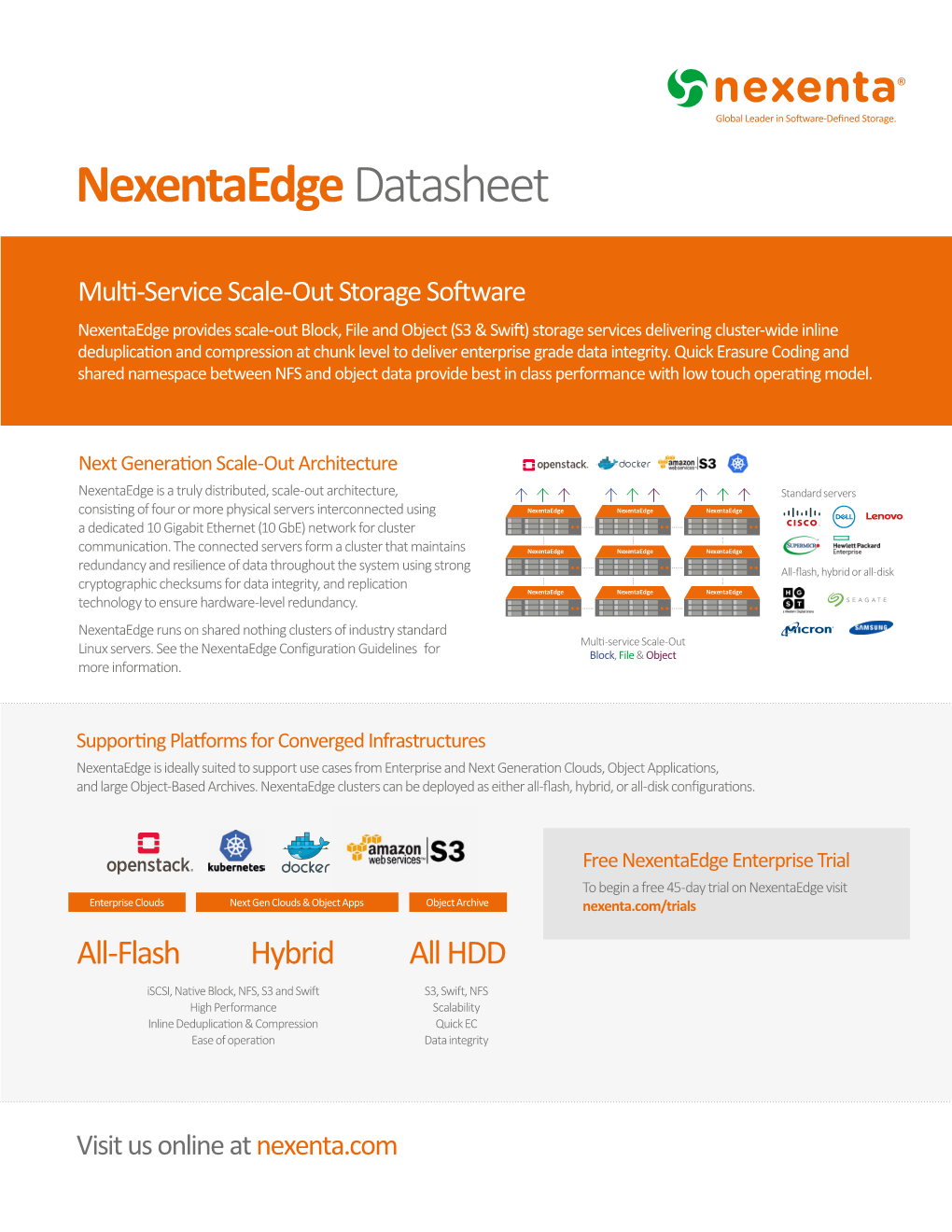 Nexentaedge Datasheet