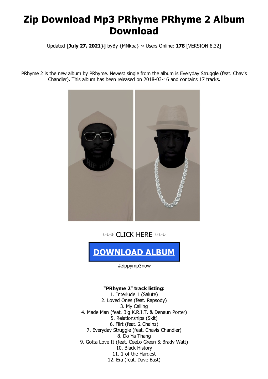 Zip Download Mp3 Prhyme Prhyme 2 Album Download