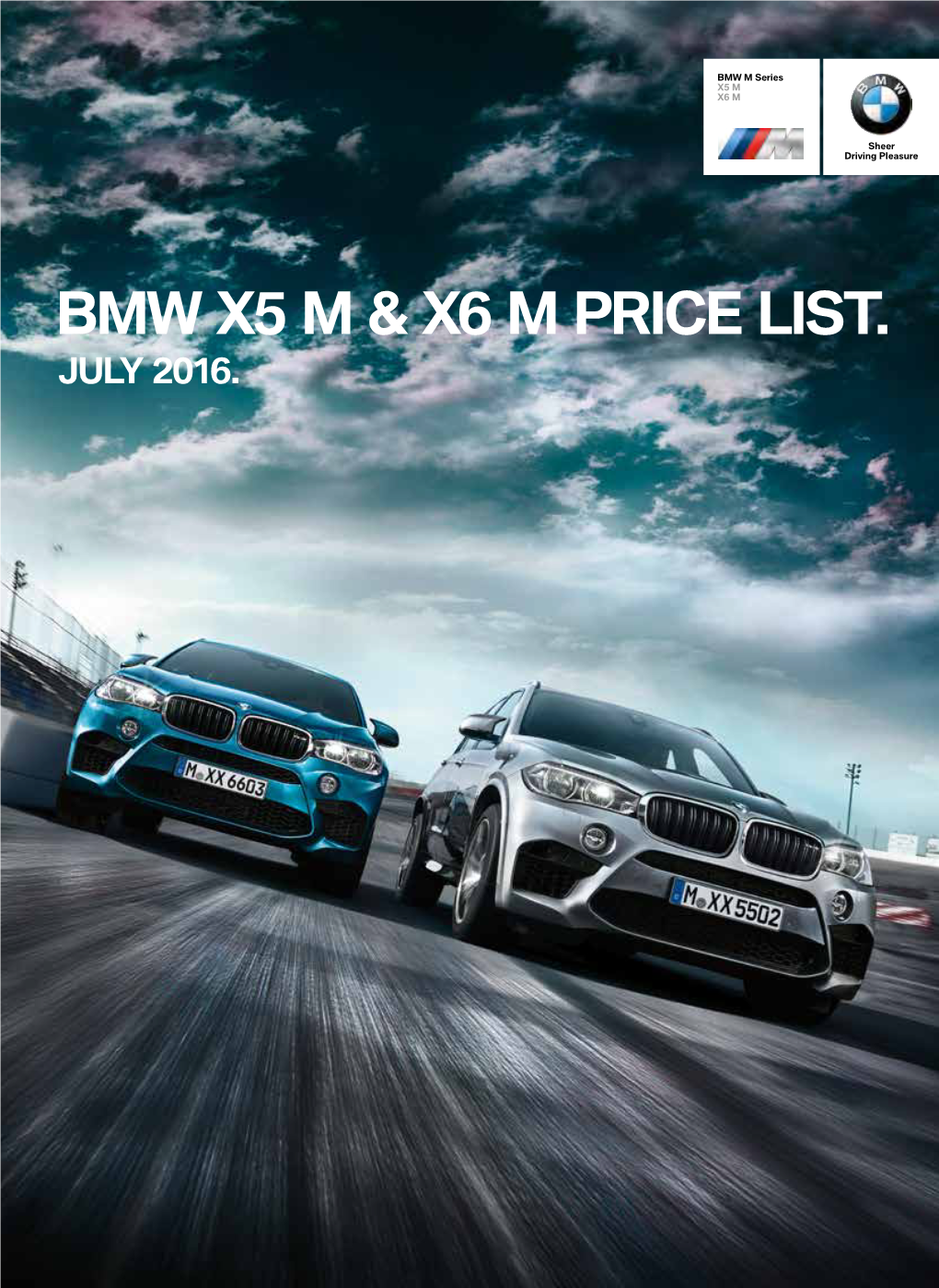 Bmw X5 M & X6 M Price List