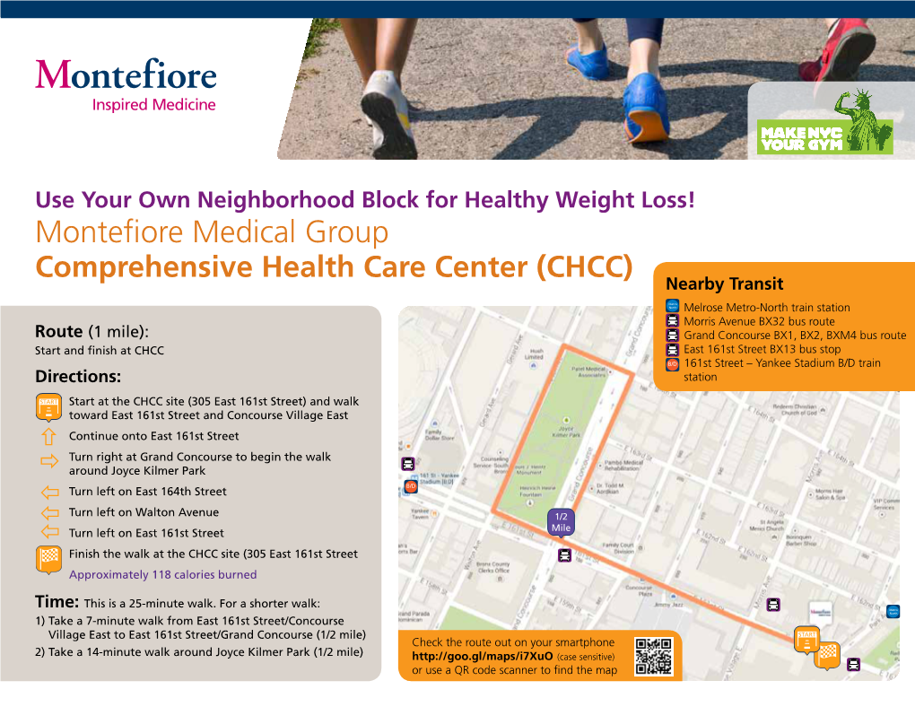 Montefiore Medical Group Comprehensive Health Care Center (CHCC) Nearby Transit