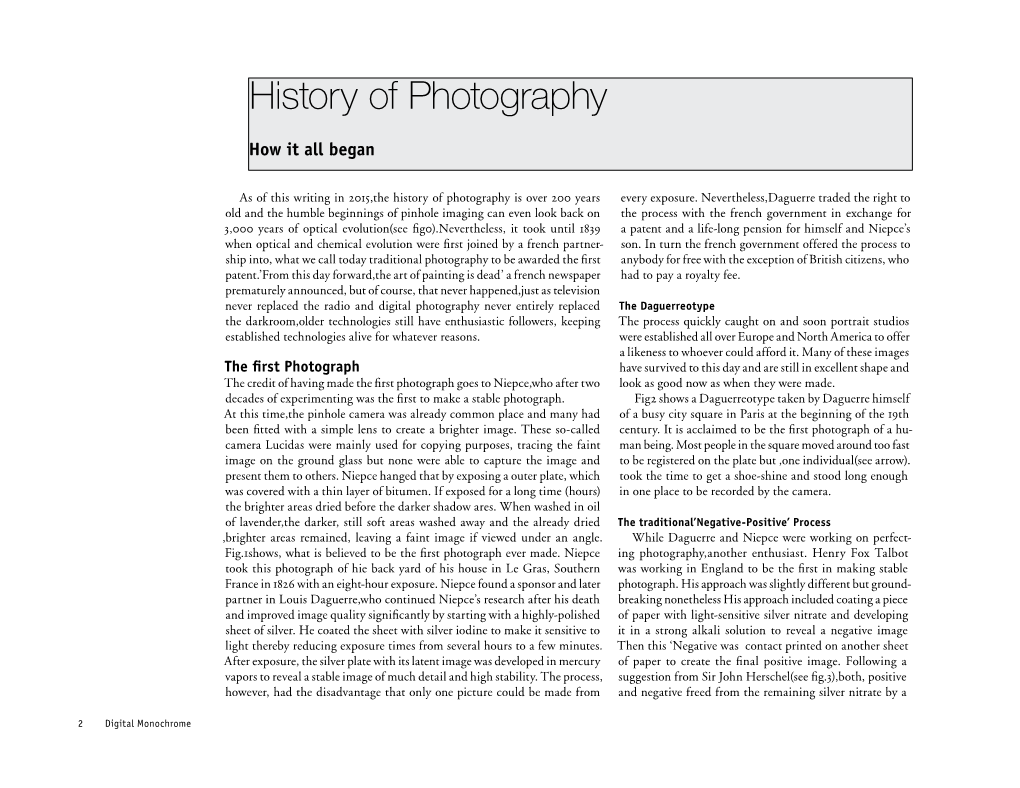 History of Photography