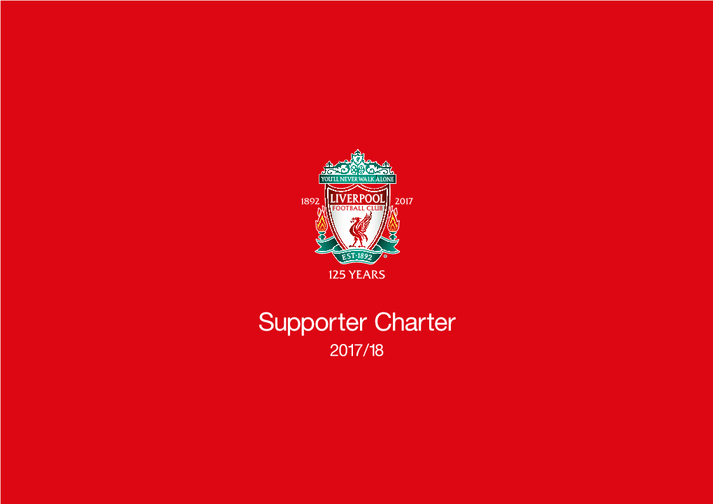 Supporter Charter 2017/18