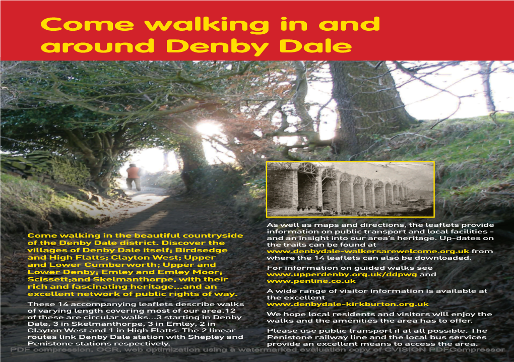 Come Walking in and Around Denby Dale