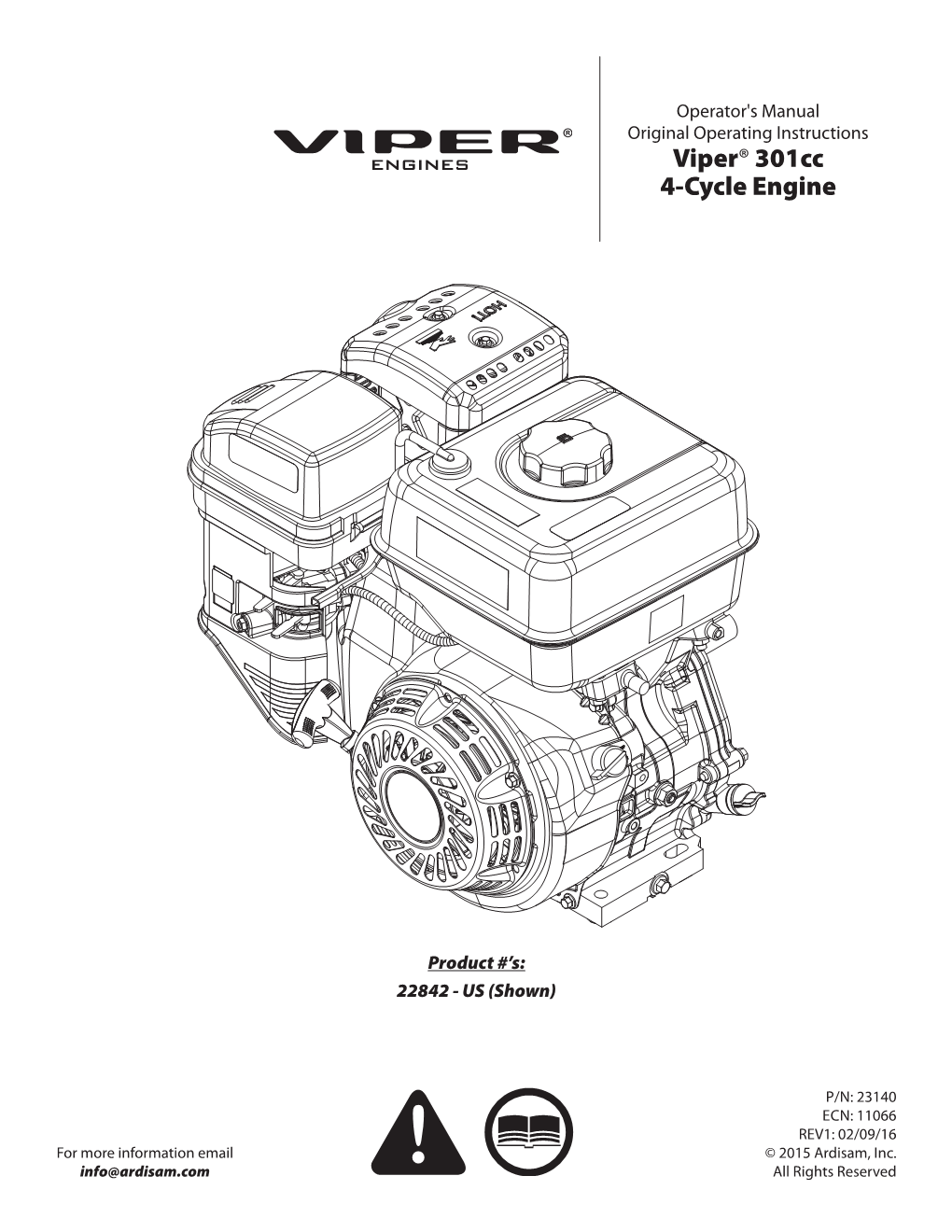 Viper® 301Cc 4-Cycle Engine