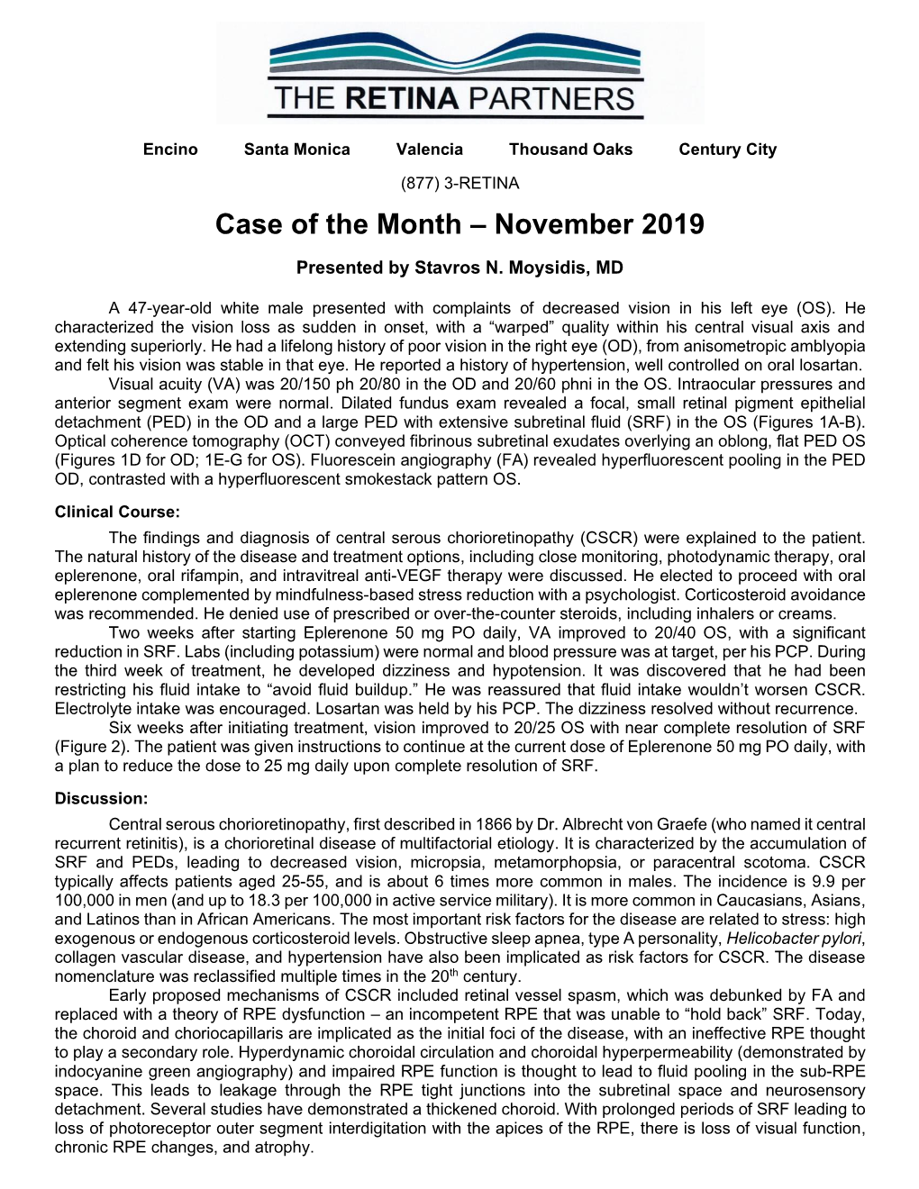 Case of the Month – November 2019