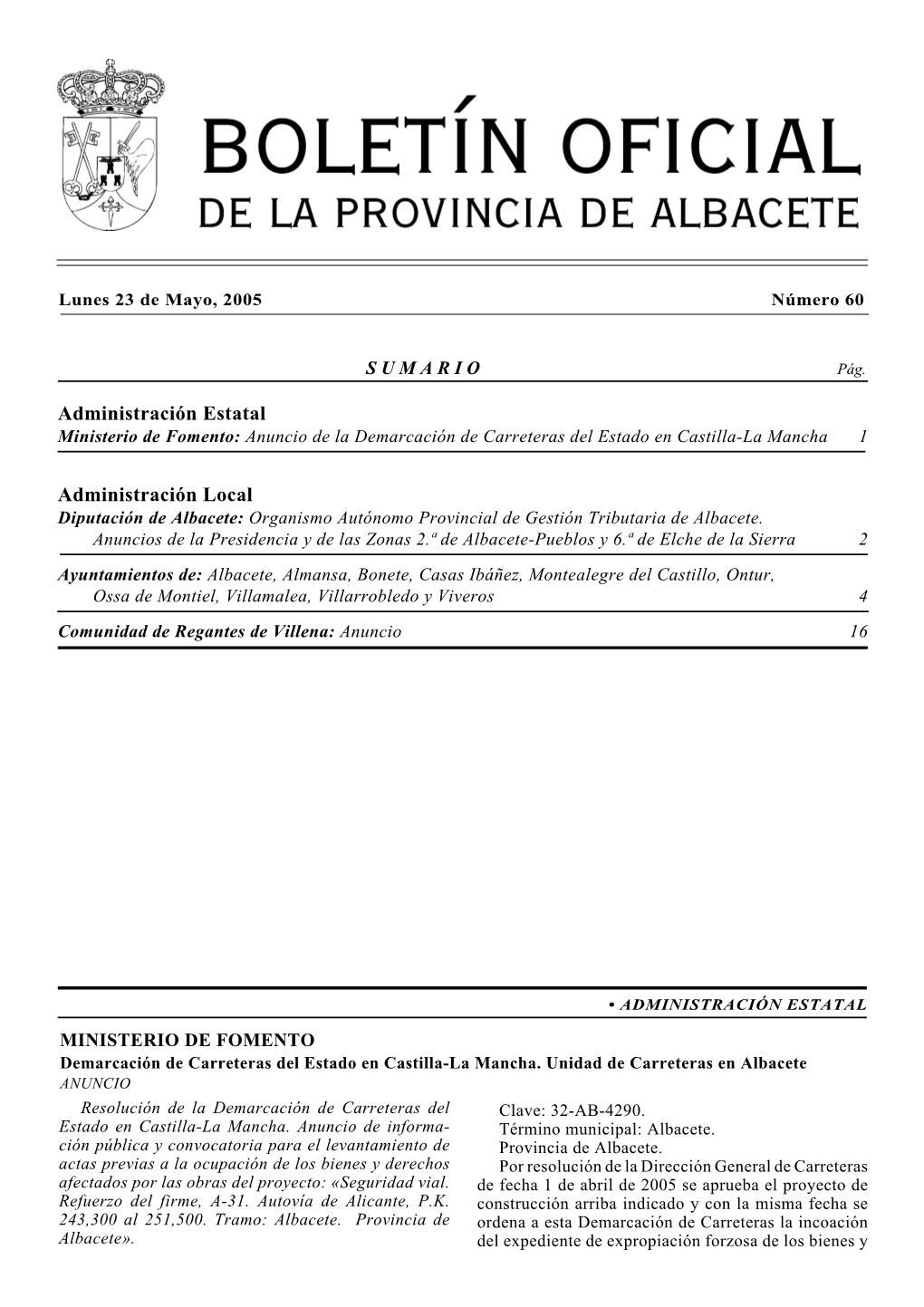 Administración Estatal Administración Local