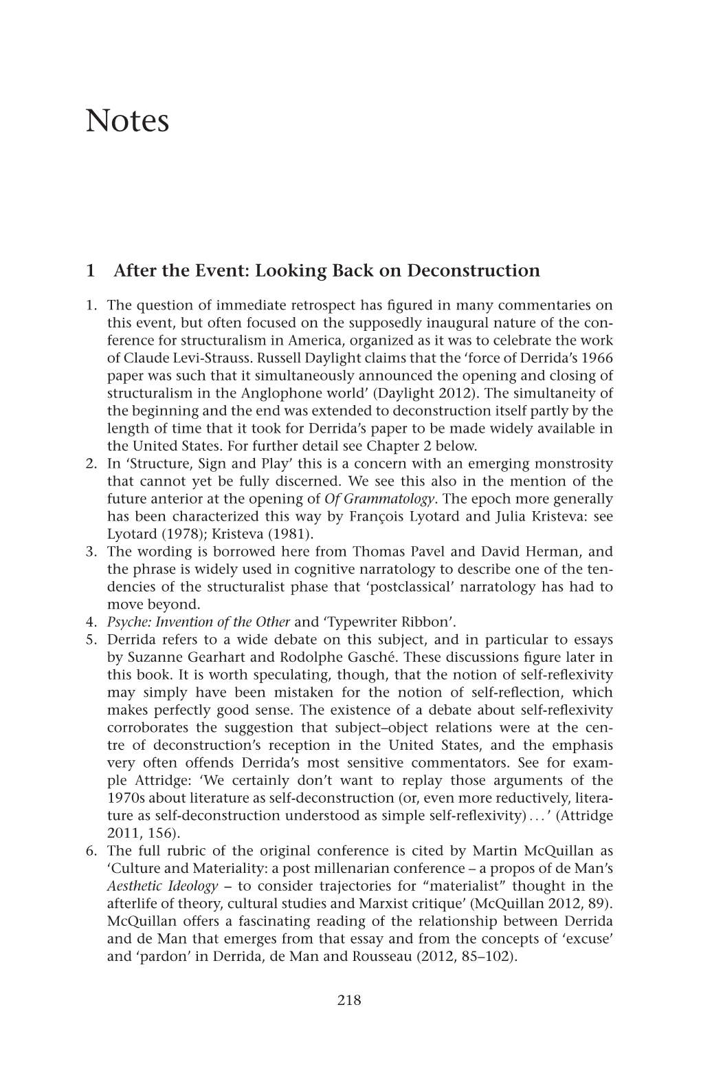 1 After the Event: Looking Back on Deconstruction