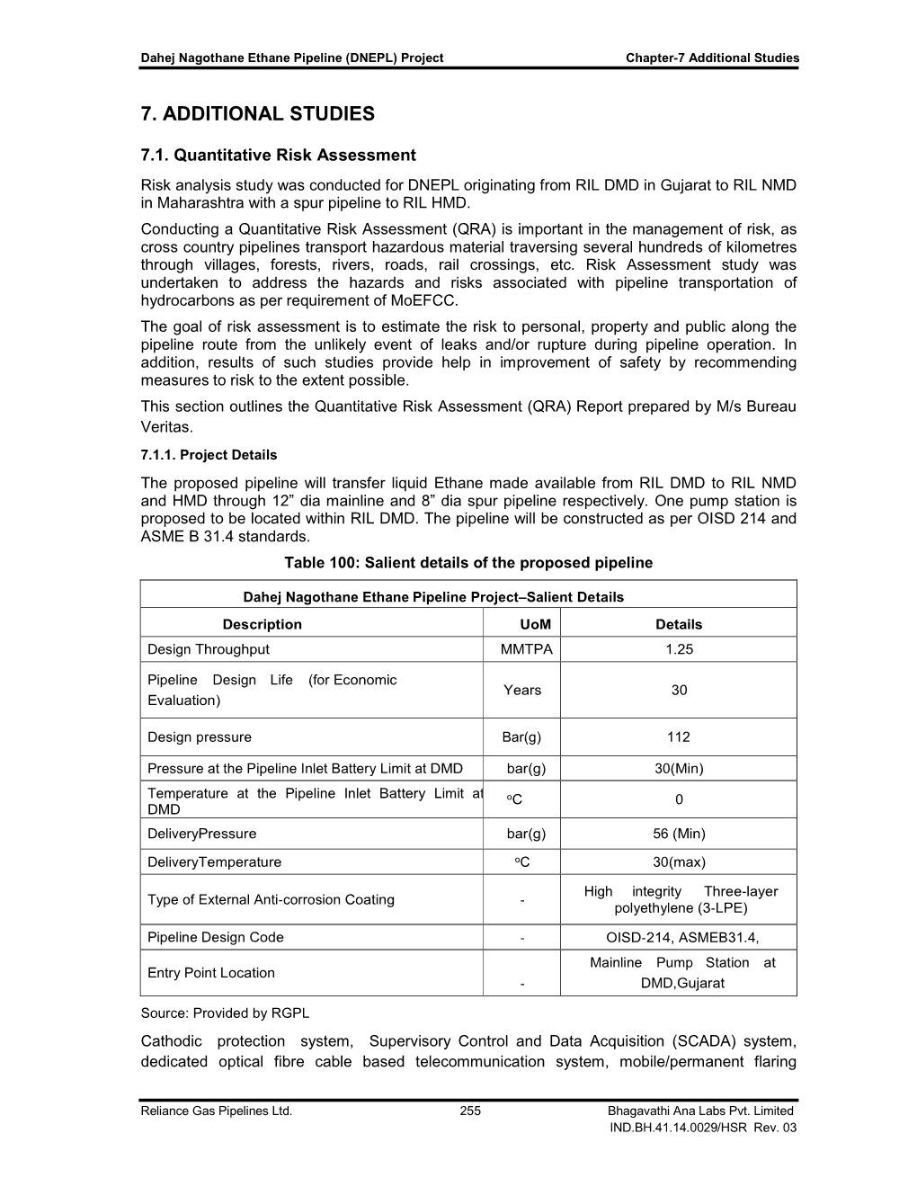 7. Additional Studies