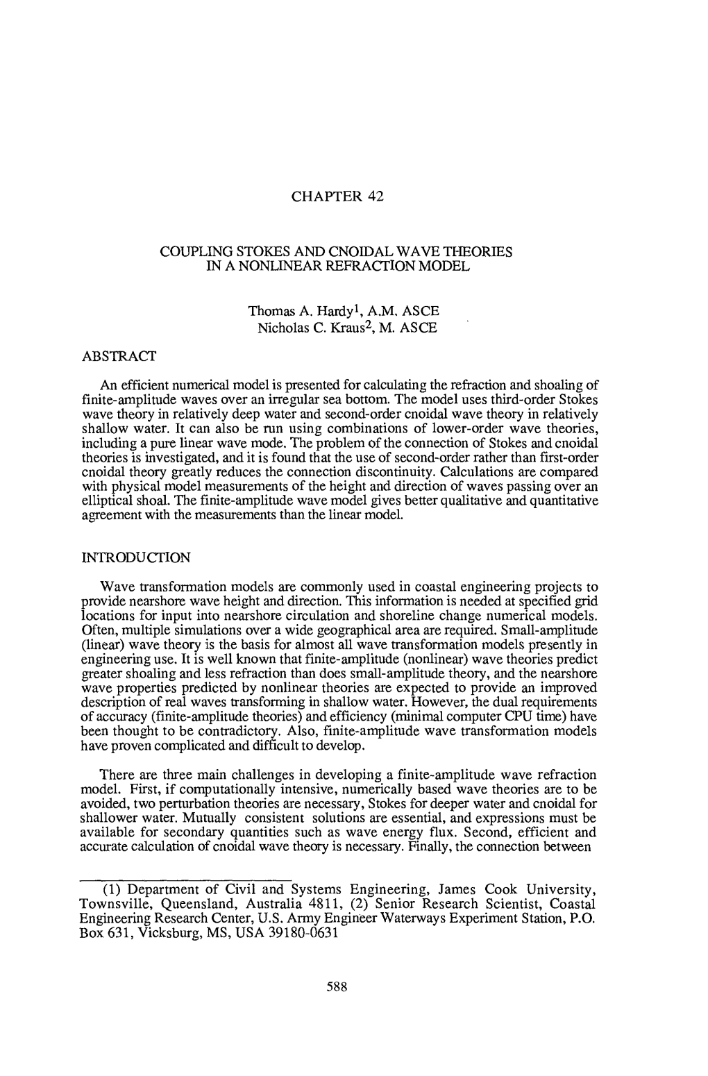 Chapter 42 Coupling Stokes and Cnoidal Wave Theories