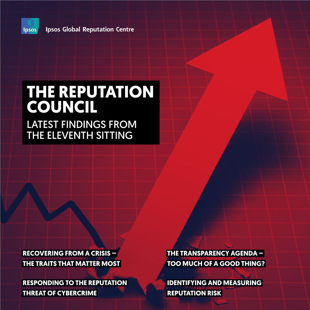 The Ipsos Reputation Council: Findings from the Eleventh Sitting