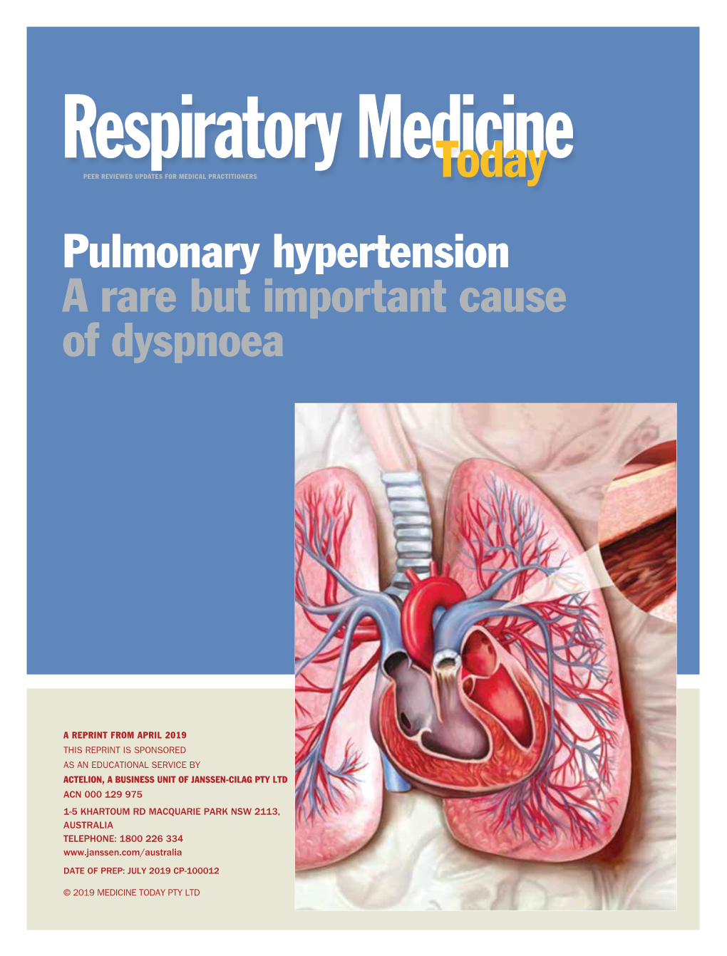 Pulmonary Hypertension a Rare but Important Cause of Dyspnoea