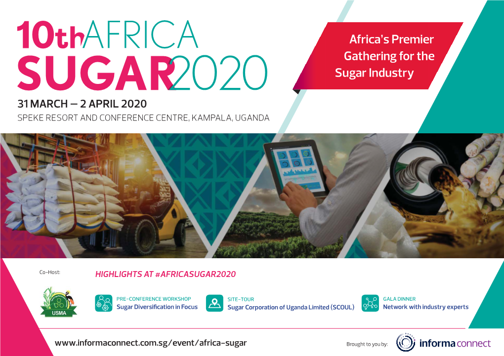 Africa Sugar 2020 Bro Feb20 Update.Indd