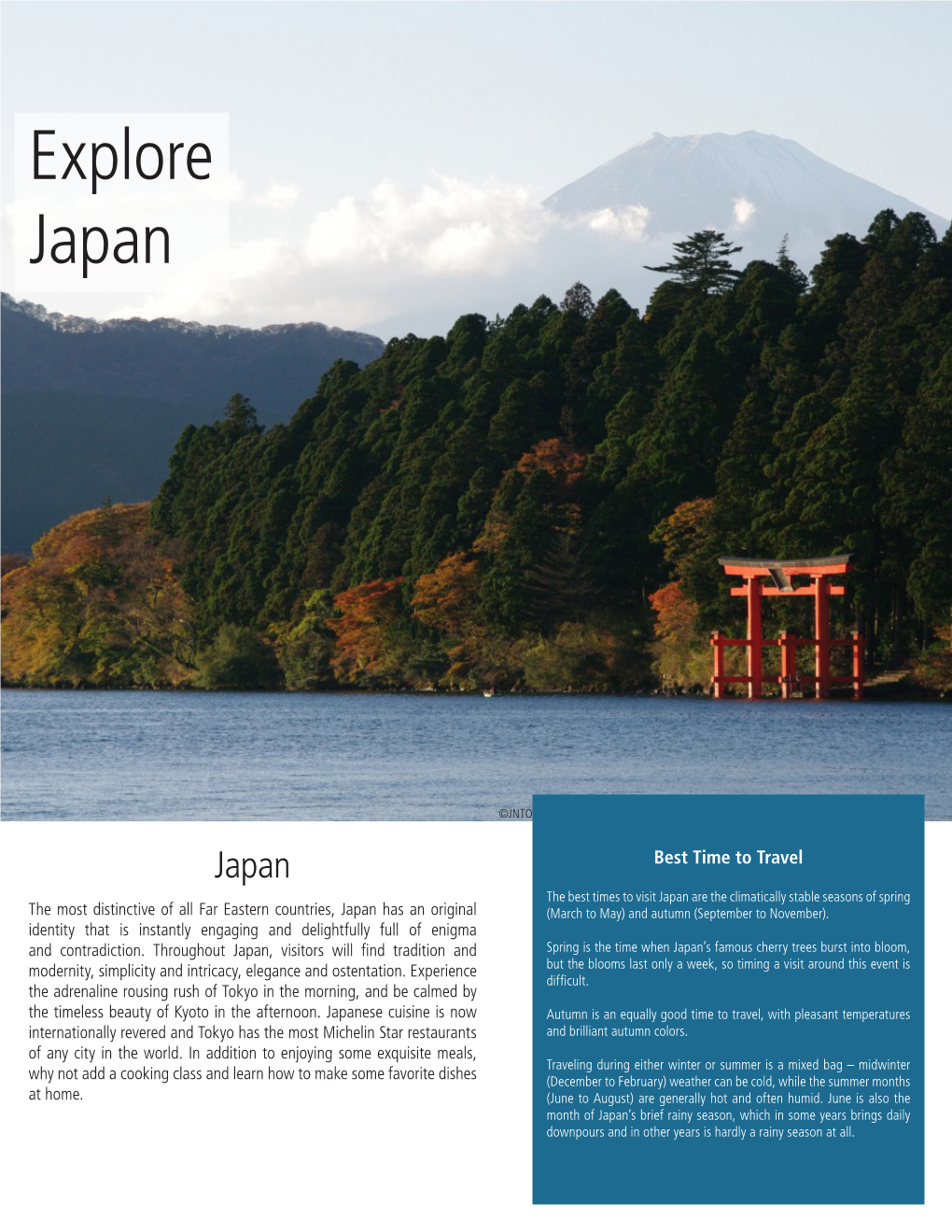 Explore Japan