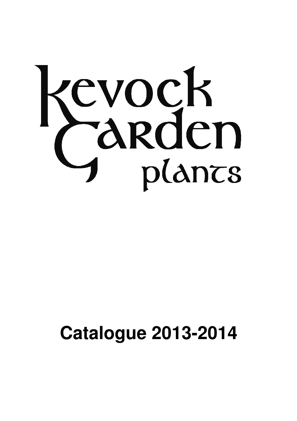 Catalogue 2013-2014