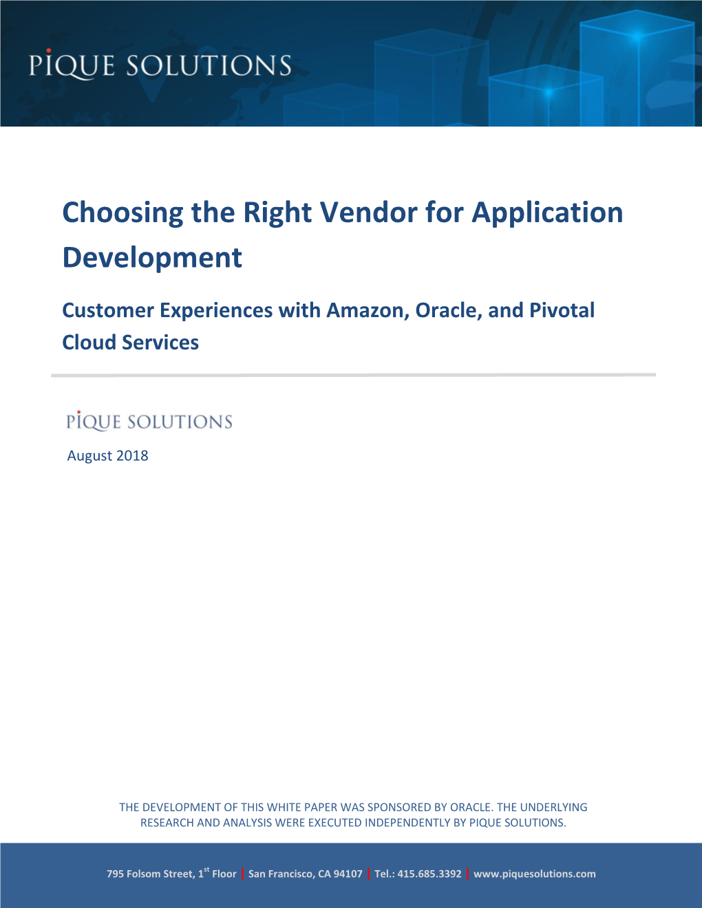 Choosing the Right Vendor for Application Development