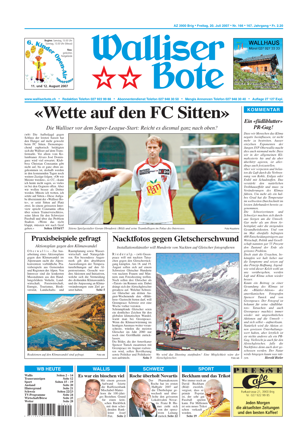 «Wette Auf Den FC Sitten»