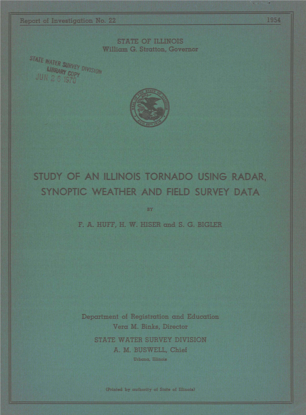 Study of an Illinois Tornado Using