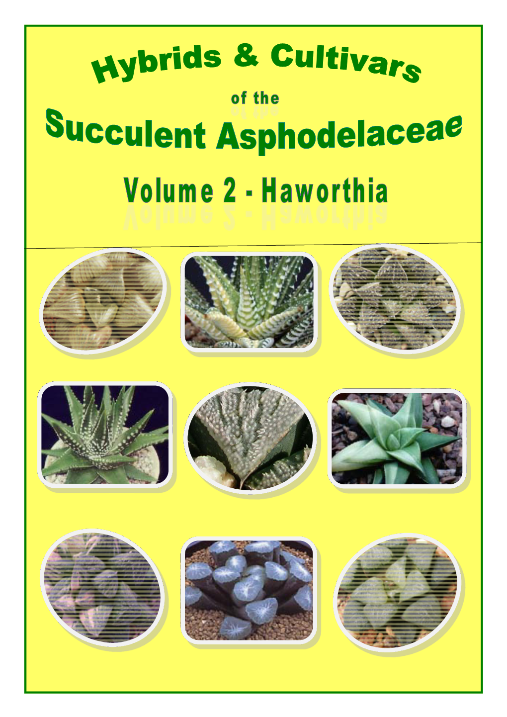 Hybrids and Cultivars of the Succulent Asphodelaceae Volume 2