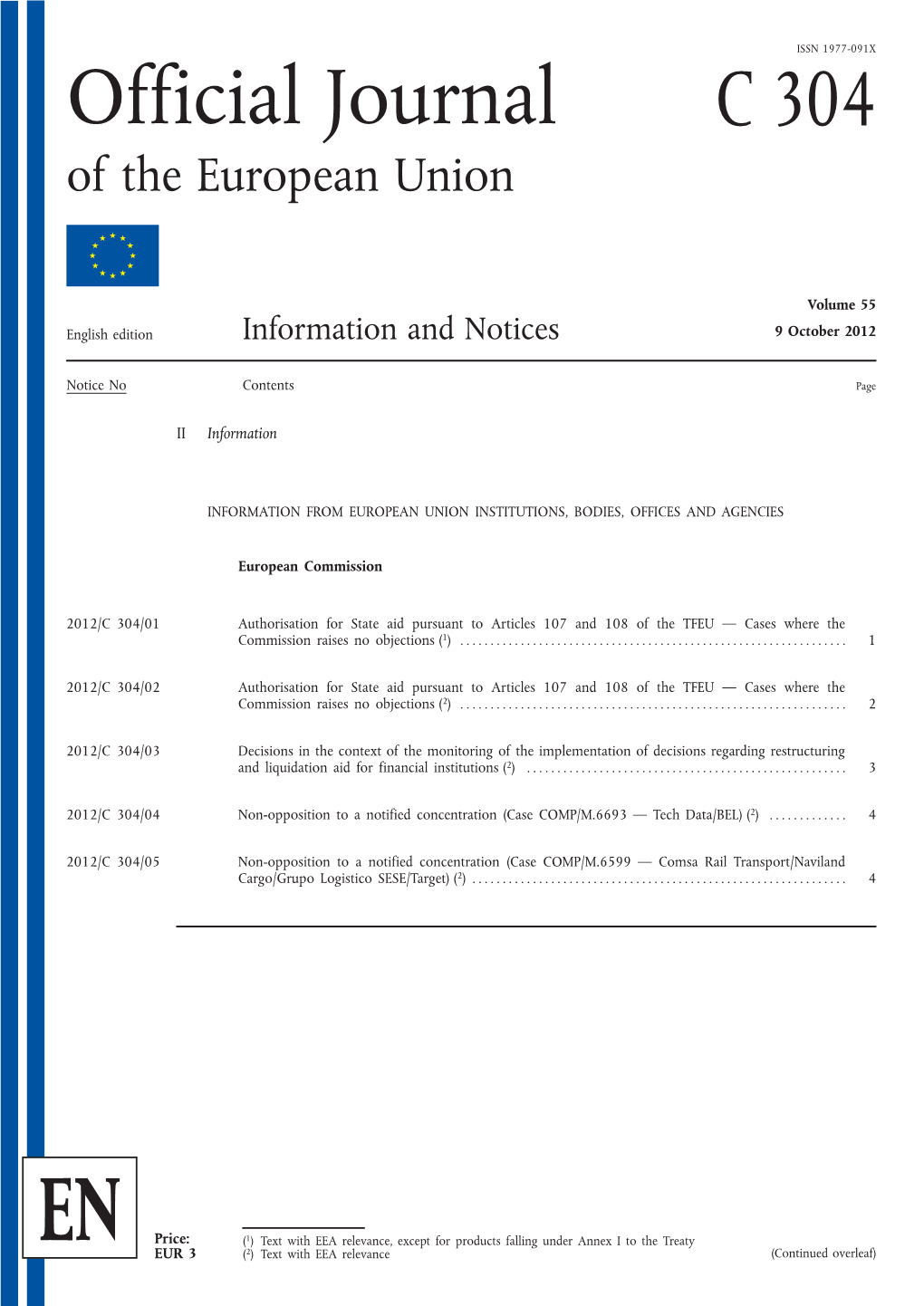 C 304 Official Journal