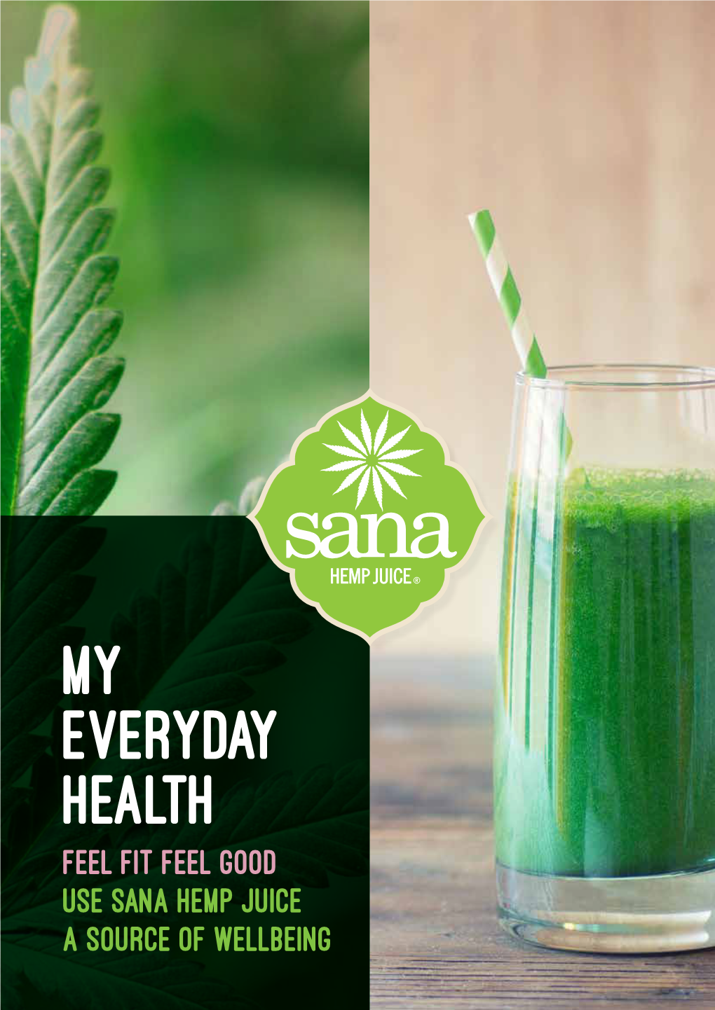 MY EVERYDAY HEALTH FEEL FIT FEEL Good USE SANA HEMP JUICE a SOURCE of WELLBEING 1 Content Green Juice Benefits