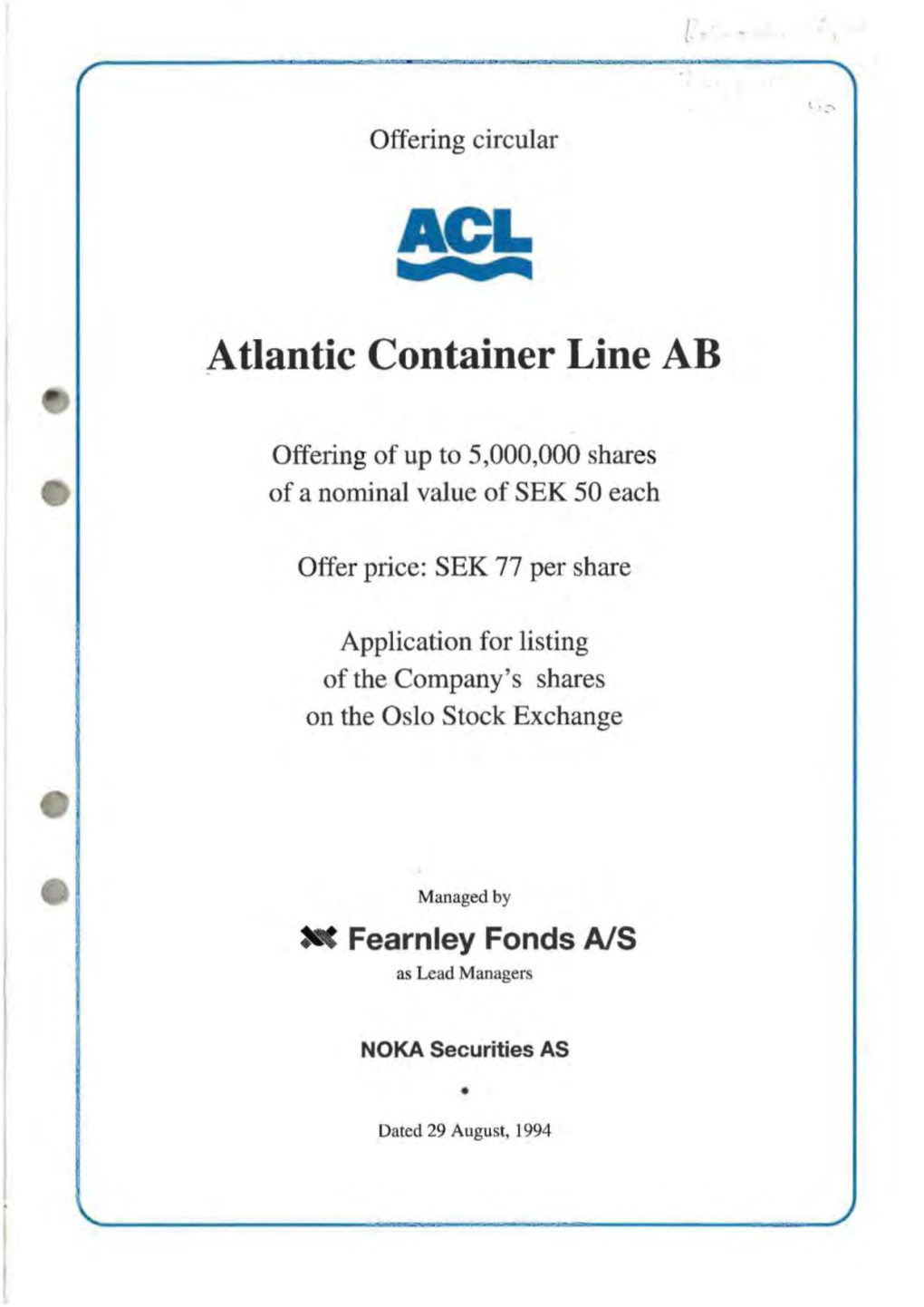 Atlantic Container Line AB
