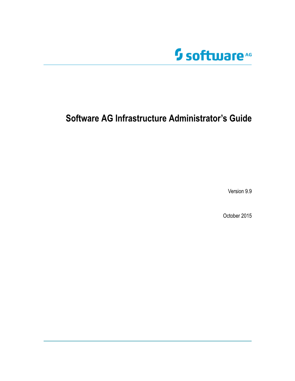 Software AG Infrastructure Administrator's Guide