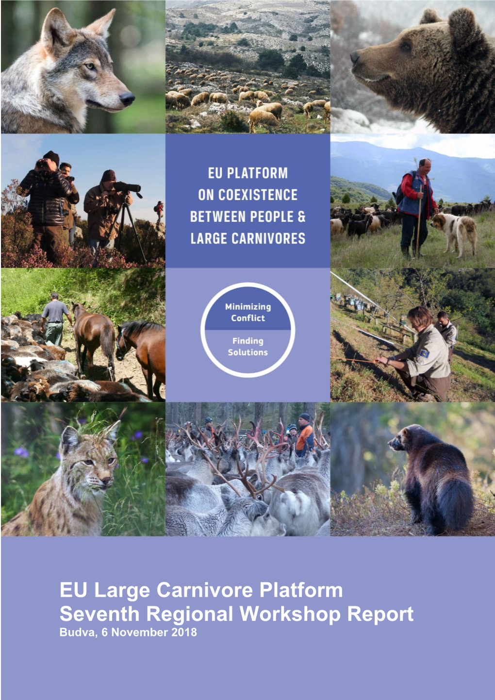 EU Large Carnivore Platform Seventh Regional Workshop Report Budva, 6 November 2018