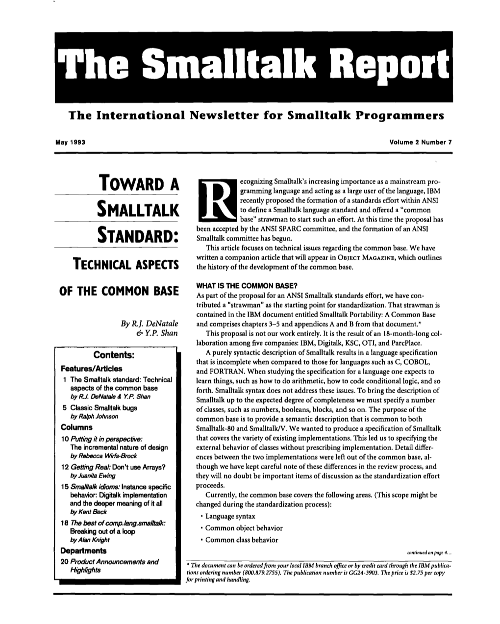 Smalltalk Volume 2 Issue 7